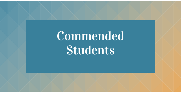 Commended Students Graphic