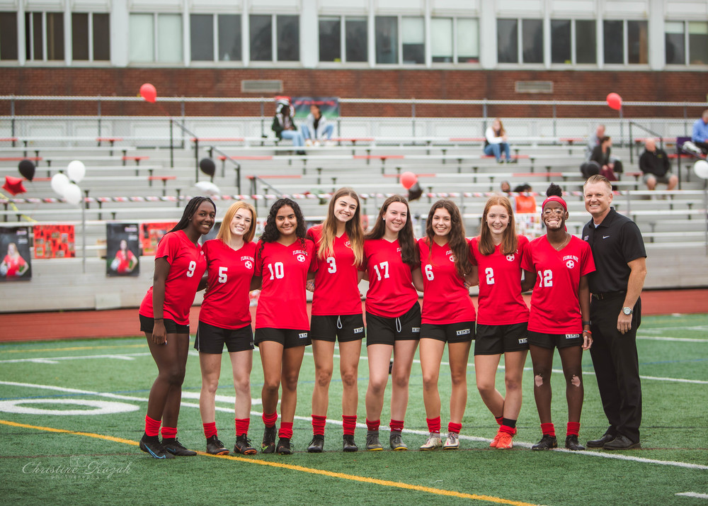 Girls Soccer Team Group Photo