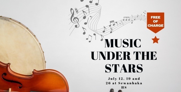 Music Under the Stars: Concert Series Graphic