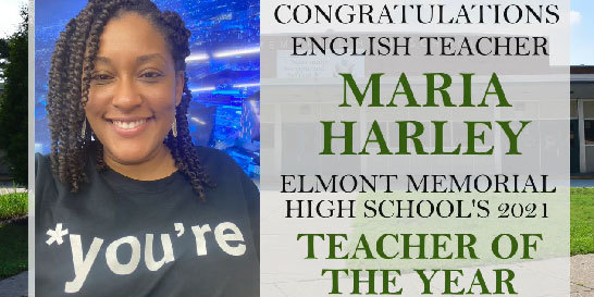 maria harley teacher of the year graphic