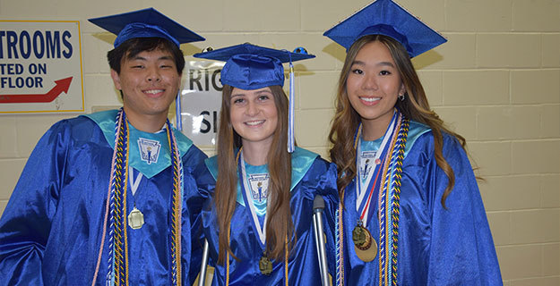 NHP Graduates Wearing Cap and Gown