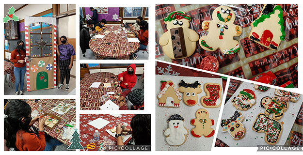 Photo Collage of Cookies and Decorations
