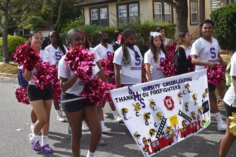 Varsity Cheerleading During Parade