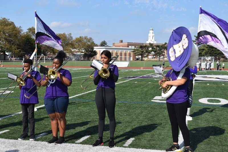 Marching Band at Football Game