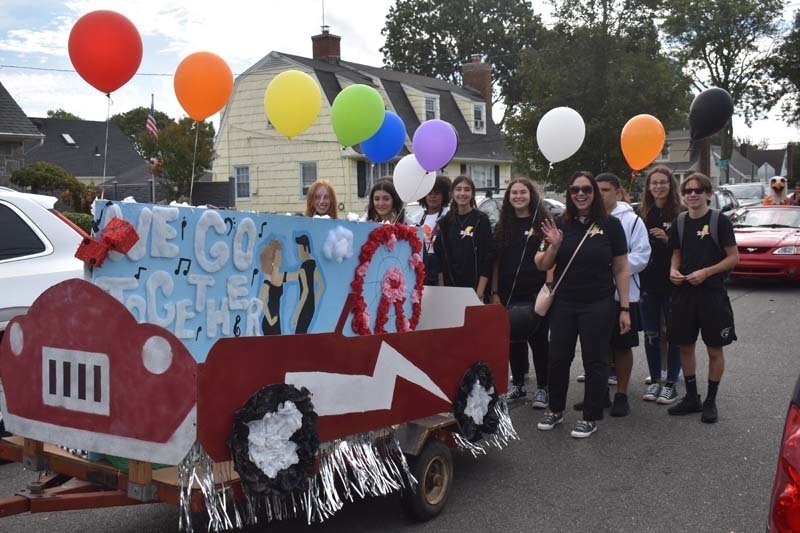 Homecoming Float During Parade