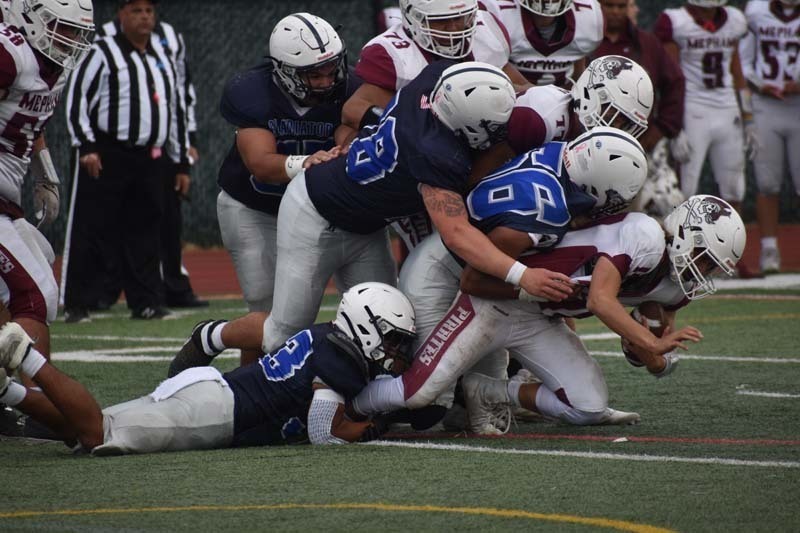 New Hype Park Football Team During Homecoming Game