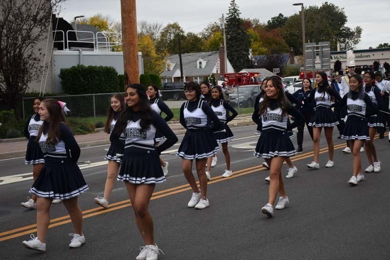 Cheer Squad During Parade