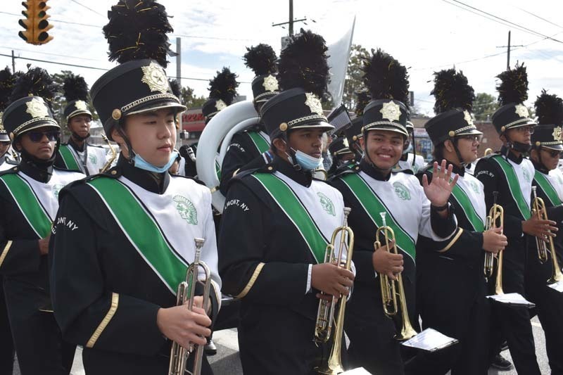 Marching Band During Homecoming Festivities