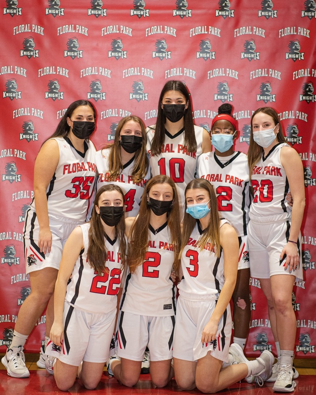 top row, from left to right, Sarah Cheslock, Cara Lacey, Emma Cheslock, Shyann Parker and Erin Harkins; bottom row, from left to right, Kaitlyn McVeigh, Christina DiGuglielmo and Avery Meighan