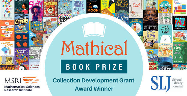 Graphic with Mathical Book Prize text